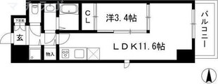 高岳駅 徒歩12分 7階の物件間取画像